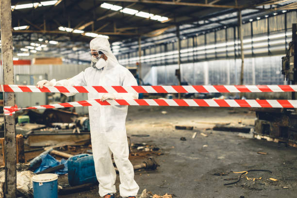 Professional Trauma Scene Cleanup technician working in Almond, WI